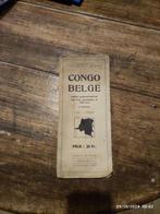 Oude kaart van Belgisch Congo, Boeken, Atlassen en Landkaarten, Gelezen, De Rouck, Overige gebieden, Ophalen of Verzenden