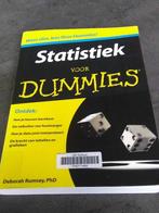statistiek voor dummies, Boeken, Studieboeken en Cursussen, Deborah Rumsey, Ophalen of Verzenden