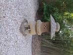Japanse stenen tuinlamp, Ophalen, Gebruikt