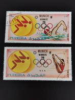 Fujeira 1972 - sport- Olympische Spelen medaillewinnaars, Ophalen of Verzenden, Gestempeld, Sport
