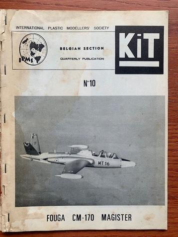 KIT tijdschrift modelbouw N10 - 1972 Fouga Magister CM170