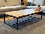 Salontafel massief hout, in goede staat, Ophalen, Gebruikt, Industrieel minimalistisch, 100 tot 150 cm