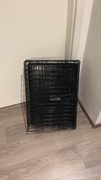 Flamingo hondenbench - Zwart - Inklapbaar - Medium, Dieren en Toebehoren, Ophalen, Zo goed als nieuw