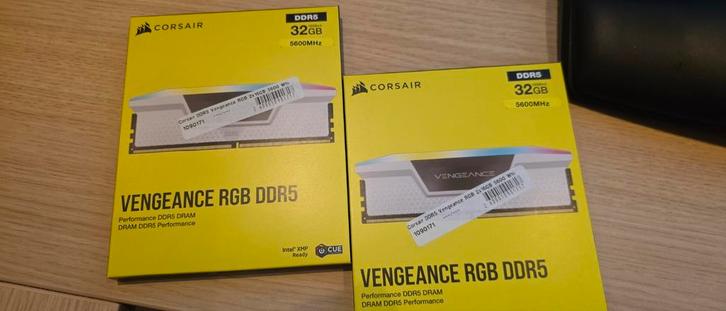 Corsair Vengeance 2 x 32 Go 5600 MHz neuf dans sa boîte, Informatique & Logiciels, Mémoire RAM, Neuf, Desktop, 64 GB, DDR5, Enlèvement ou Envoi