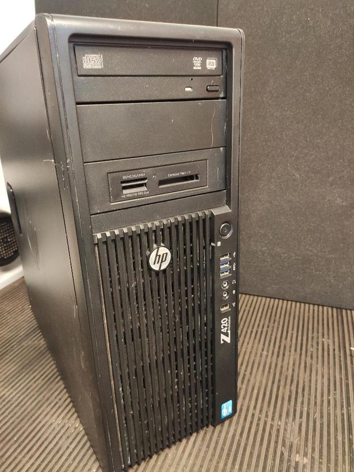HP Z420 : E5-1620 V2 3,70 GHz RAM : 14 Go SSD : 250 Go, Informatique & Logiciels, Ordinateurs de bureau, Utilisé, 3 à 4 Ghz, SSD