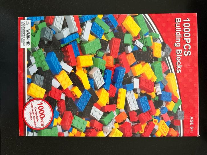Bricks bouwstenen, doos 1000 stuks, past op lego, ongeopend, Kinderen en Baby's, Speelgoed | Duplo en Lego, Zo goed als nieuw