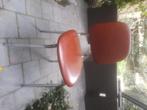 Vintage stoelen 2 stuks, Ophalen, Leer