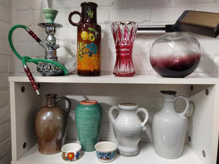 Grote verkoop vintage & Arcopal, Huis en Inrichting, Woonaccessoires | Wijnrekken, Gebruikt, Ophalen