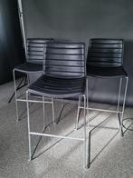 Arper barkrukken - set van 3, Ophalen, Gebruikt, Met voetsteun, 60 tot 90 cm