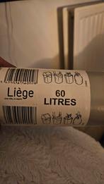 4 rouleaux sac poubelles liège de 60l a vendre, Enlèvement