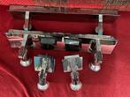 Set chrome wandverlichting GU10 Massive, Ophalen of Verzenden, Gebruikt, Metaal, Chrome