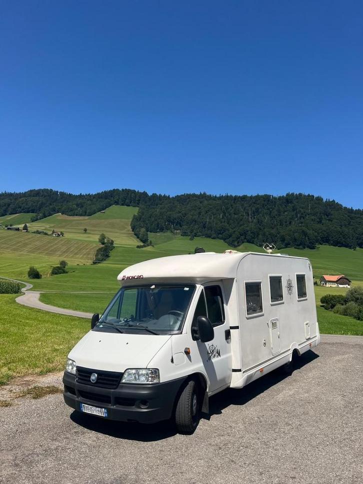 Fiat Ducato Moncayo camper — 2.8L JTD, Caravans en Kamperen, Mobilhomes, Particulier, Fiat, Diesel, Handgeschakeld, Douche, Caméra de recul