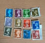 12 postzegels, Ophalen of Verzenden, Gestempeld