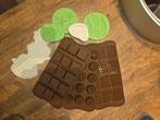 Siliconen bakvormen chocoladevormen, Ophalen of Verzenden, Zo goed als nieuw, Taarten of Cupcakes, Bakvorm