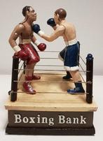 Boxing bank mechanische spaarpot bokser verzamel objecten, Comme neuf, Autres types, Enlèvement ou Envoi