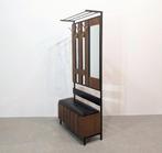 Vestiaire mid-century avec coffre et miroir 1960s, Enlèvement ou Envoi