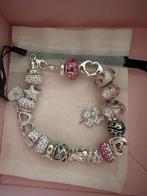 Pandora bracelet bedels ziĺver, Handtassen en Accessoires, Armbanden, Met edelsteen, Nieuw, Ophalen of Verzenden, Zilver