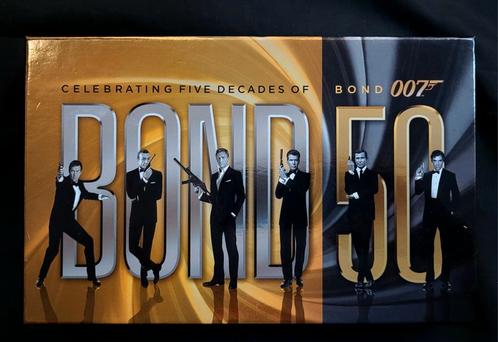 Coffret James Bond 50 - 23x DVD - 007 - 23 films, CD & DVD, DVD | Action, Utilisé, Coffret, Enlèvement ou Envoi