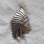 Hanger met negen Indiase hoofden, Ophalen of Verzenden, Nieuw, Zilver, Zilver