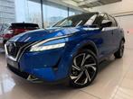 Nissan QASHQAI E-POWER 190PK TEKNA PLUS - Full option - NIEU, Auto's, Nissan, 1497 cc, Gebruikt, Blauw, Leder