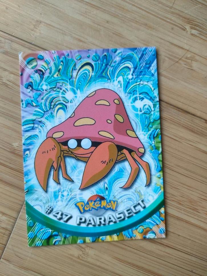 Pokemon-kaart topps parasekt 47, 1999, Hobby en Vrije tijd, Verzamelkaartspellen | Pokémon, Gebruikt, Ophalen