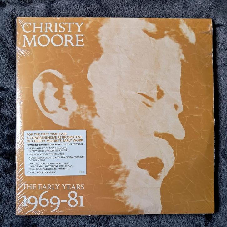 3xLP Christy Moore - The Early Years 1969-81 (sealed), Cd's en Dvd's, Vinyl | Overige Vinyl, Nieuw in verpakking, 12 inch, Ophalen of Verzenden