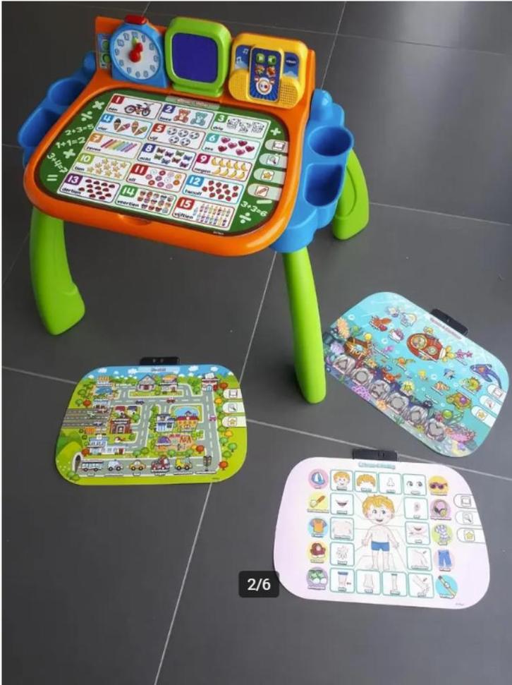 V-Tech 3-in-1 magisch bureautje, Kinderen en Baby's, Speelgoed | Vtech, Zo goed als nieuw, 2 tot 4 jaar, Ophalen