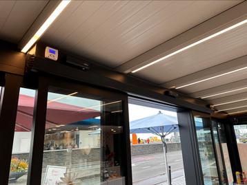 Te koop: automatische glazen schuifdeur van Portalp beschikbaar voor biedingen