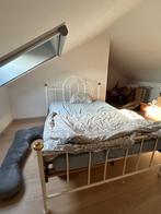 Tweepersoonsbed 140cm op 200cm + matras, Klassiek, 140 cm, Enlèvement, Utilisé