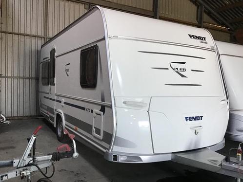 FENDT PLATIN 470 TFB, Caravans en Kamperen, Caravans, Particulier, tot en met 4, 1000 - 1250 kg, Rondzit, Fendt, Lengtebed, Vast bed