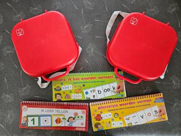 leren tellen/lezen +3 boekjes beschikbaar voor biedingen