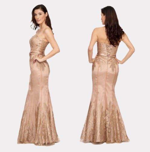 galajurk avondjurk zeemeermin goud maat 38, 40, 42 sale, Kleding | Dames, Gelegenheidskleding, Nieuw, Galajurk, Maat 38/40 (M)