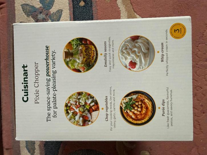 Pixie Chopper Mini Food processor Cuisinart € 38 (nieuw), Elektronische apparatuur, Keukenmixers, Nieuw, Vaatwasserbestendig, Ophalen of Verzenden