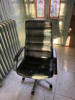 Lederen bureaustoel, Huis en Inrichting, Ophalen, Gebruikt, Bureaustoel, Groen