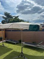 2 marktparasol met zware voet, Tuin en Terras, Ophalen, Gebruikt