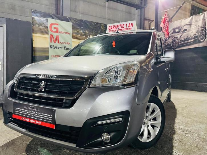 Peugeot partner Tepee 1.6HDI GPS Airco Led AT.REM-camera, Auto's, Peugeot, Bedrijf, Te koop, Partner, ABS, Achteruitrijcamera