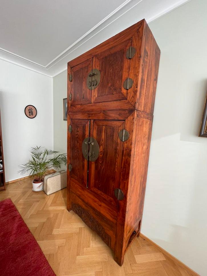 Chinese antieke bruidskast, Antiek en Kunst, Antiek | Meubels | Kasten, Ophalen