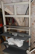 TV standaard gebruikt op beurs, Audio, Tv en Foto, Televisiebeugels, Ophalen, Zo goed als nieuw