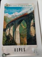 Alpes reisposter S.N.C.F. 1960, Utilisé, Enlèvement ou Envoi