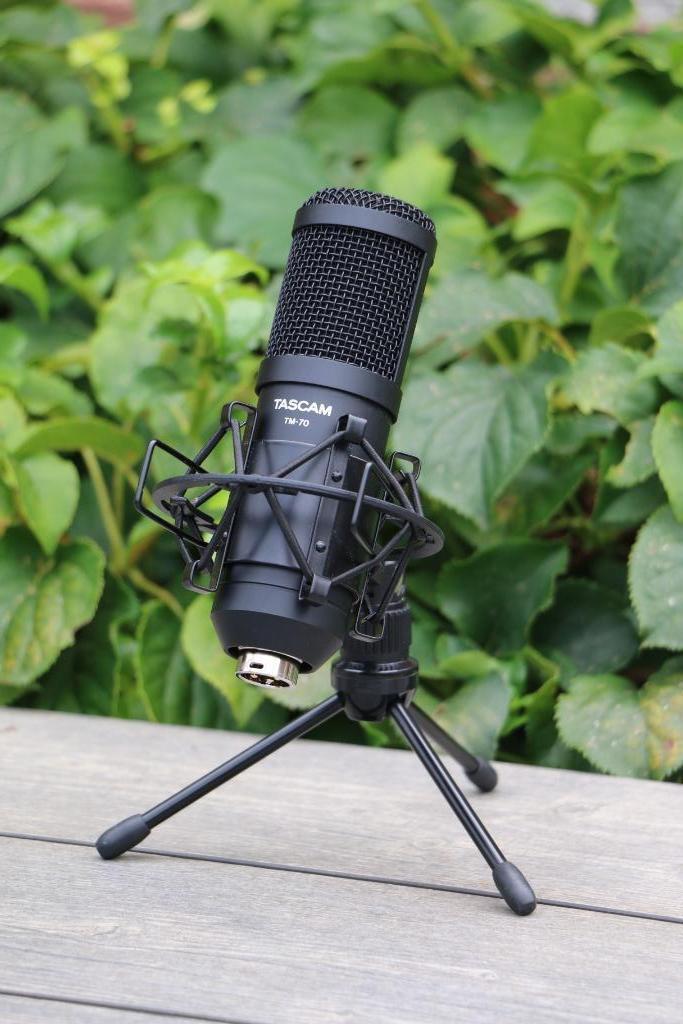 Tascam TM-70 Microfoon + Tafelstatief, Muziek en Instrumenten, Microfoons, Zo goed als nieuw, Ophalen
