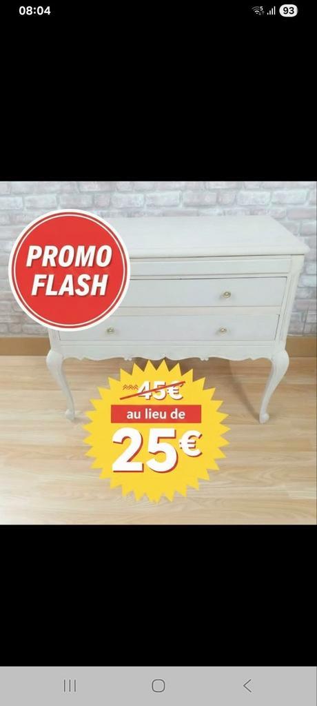 Commode en 2 tons de beige, Maison & Meubles, Armoires | Commodes, Enlèvement