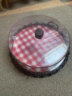 Vintage kaasplank en stolp, Ophalen, Zo goed als nieuw