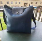 Longschamp tas, Handtassen en Accessoires, Tassen | Damestassen, Ophalen of Verzenden, Gebruikt, Blauw, Handtas