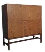 Vintage Wenge Highboard bardressoir uit de jaren 60, Ophalen, Zo goed als nieuw
