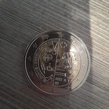 2 Euro Herdenkingsmunt – Dank aan de Zorg (België 2022) beschikbaar voor biedingen