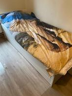 éénpersoonsbed, Huis en Inrichting, Slaapkamer | Bedden, Ophalen, 90 cm, Eenpersoons, Wit