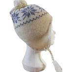 Kinder eskimo muts creme grijs one size, Kinderen en Baby's, Kinderkleding | Mutsen, Sjaals en Handschoenen, Verzenden, Nieuw