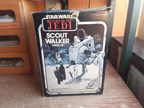 Star wars vintage scout walker doos leeg 1982, Verzamelen, Speelgoed, Ophalen of Verzenden