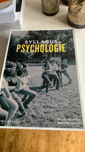 Syllabus psychologie Nicolas Dirix / Wouter Duyck beschikbaar voor biedingen