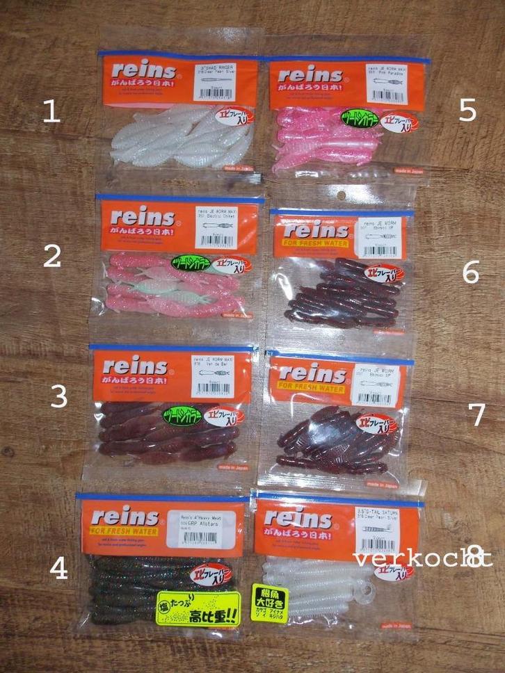 Reins uit te kiezen, Watersport en Boten, Hengelsport | Roofvissen, Nieuw, Ophalen of Verzenden